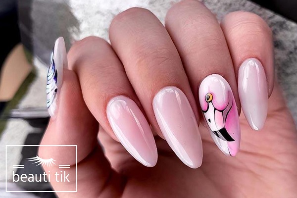 کاشت ناخن دخترانه شیک