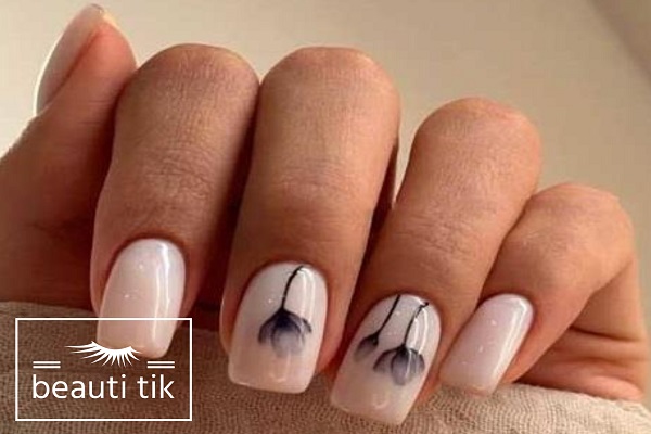 کاشت ناخن دخترانه مینیمال