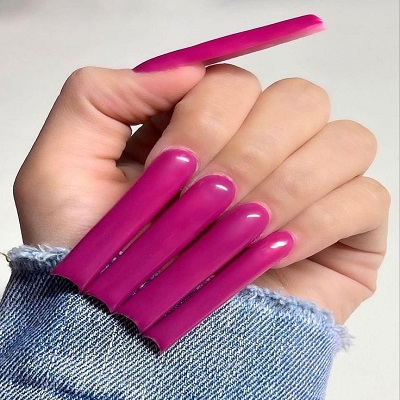 کاشت ناخن بلند