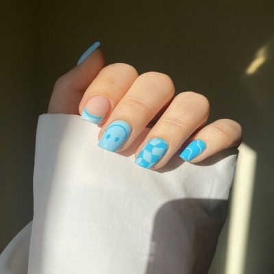 کاشت ناخن تابستانی دخترانه