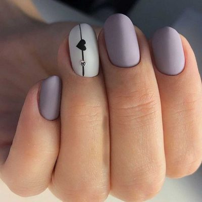 کاشت ناخن ساده مات