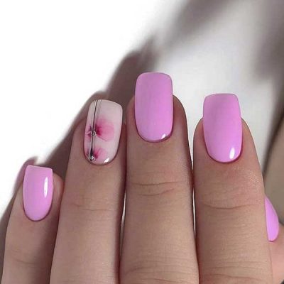 کاشت ناخن ساده و شیک