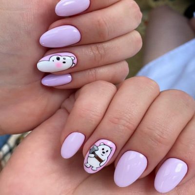 کاشت ناخن فانتزی در سالن بیوتی تیک