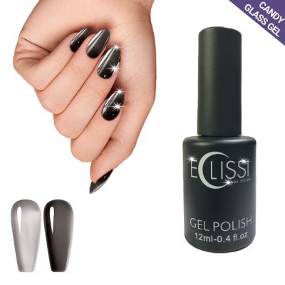 کاشت ناخن آیس ژل آبنباتی 