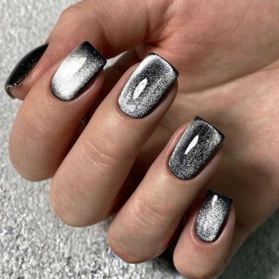 کاشت ناخن آیس ژل مشکی